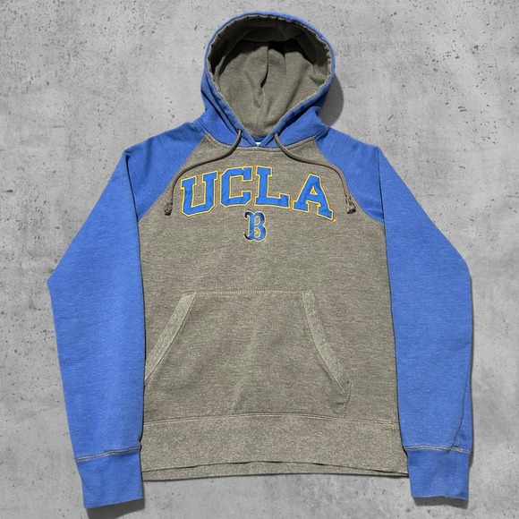 Champion Other - Champion UCLA Bruins Raglan Hoodie Grey Blue Collegiate Retro Size Medium